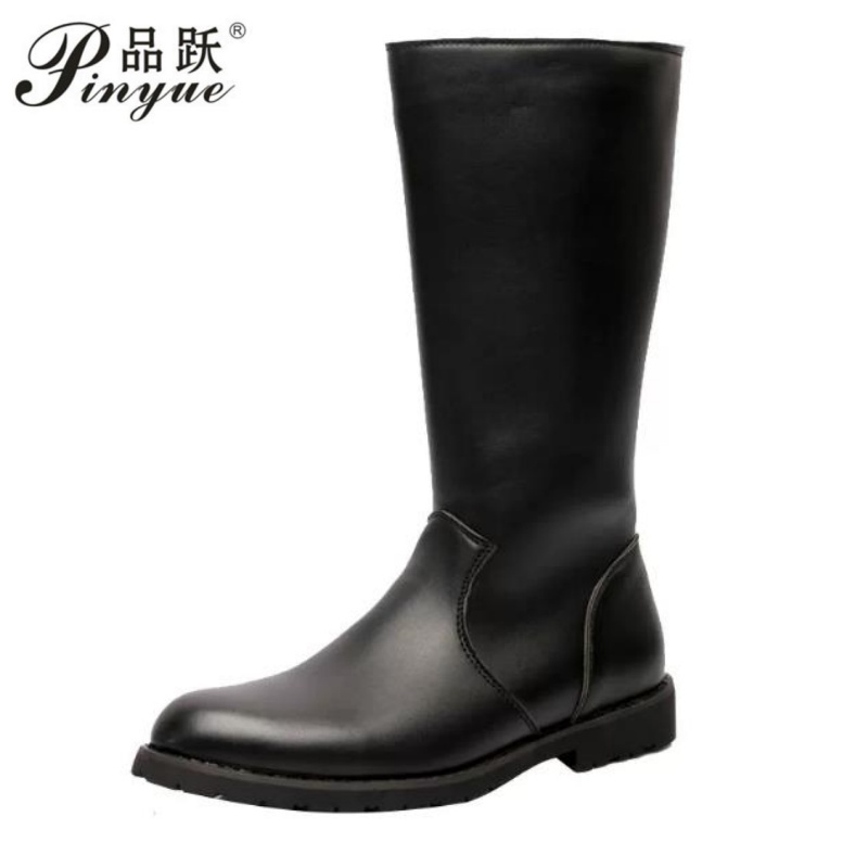 Mens Fashion Combat Boots - Fashion Men's women Genuine Leather Motorcycle