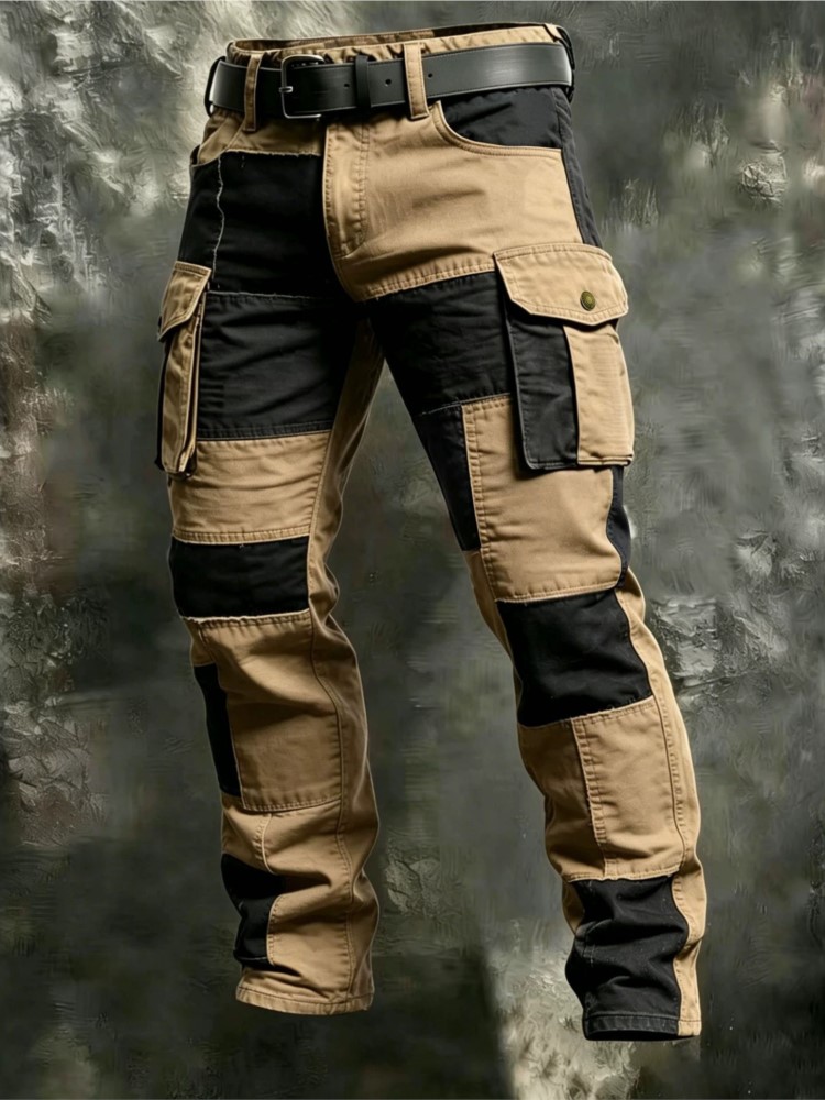 Men'S Fashion Khaki Pants - Cotton Men Cargo Pants Khaki Casual