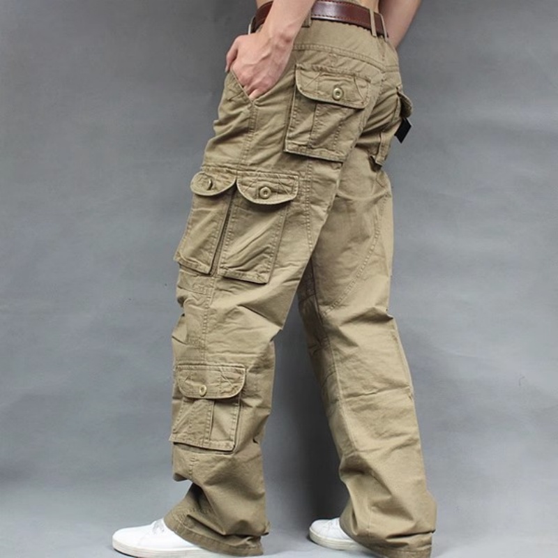 Men'S Fashion Khaki Pants - Fashion Casual Cargo Pants Men's Multi