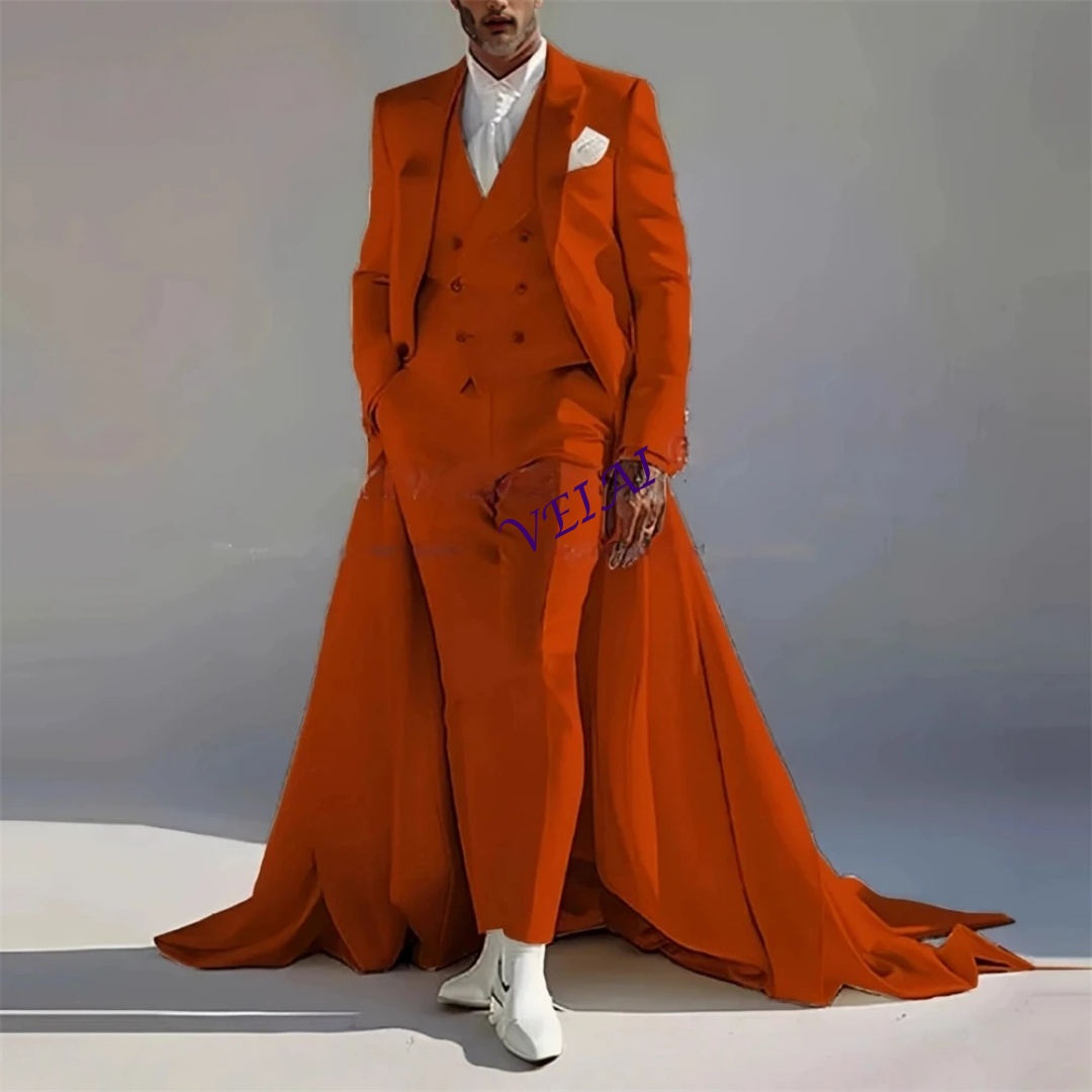 Formal Waistcoat Vest - CustomizedMen Banquet Three Piece Suit Attire