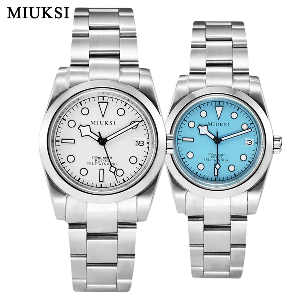 Mens Fashion Bracelet - Miuksi 36mm 39mm NH35 Mechanical Watch