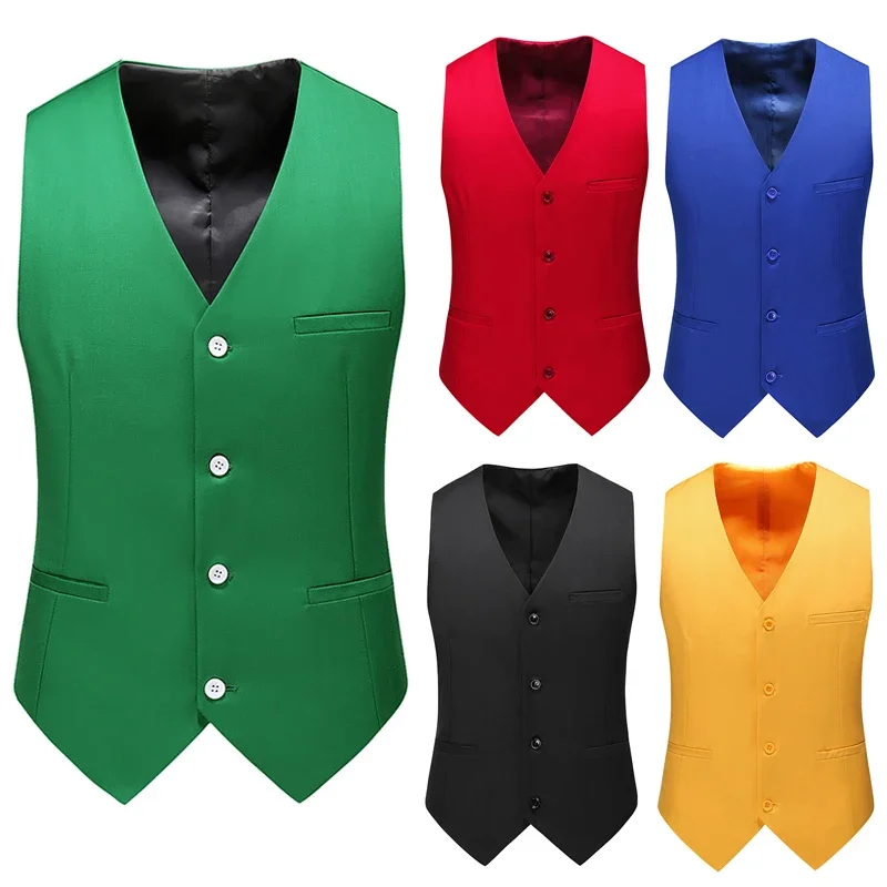 Formal Waistcoat Vest - 17 Colors Boutique Fashion Casual Solid