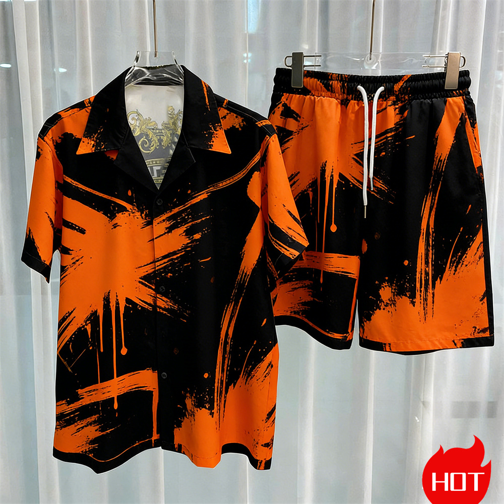Digital printed men's set fash - Men'S Fashion Videos ulasan dan harga