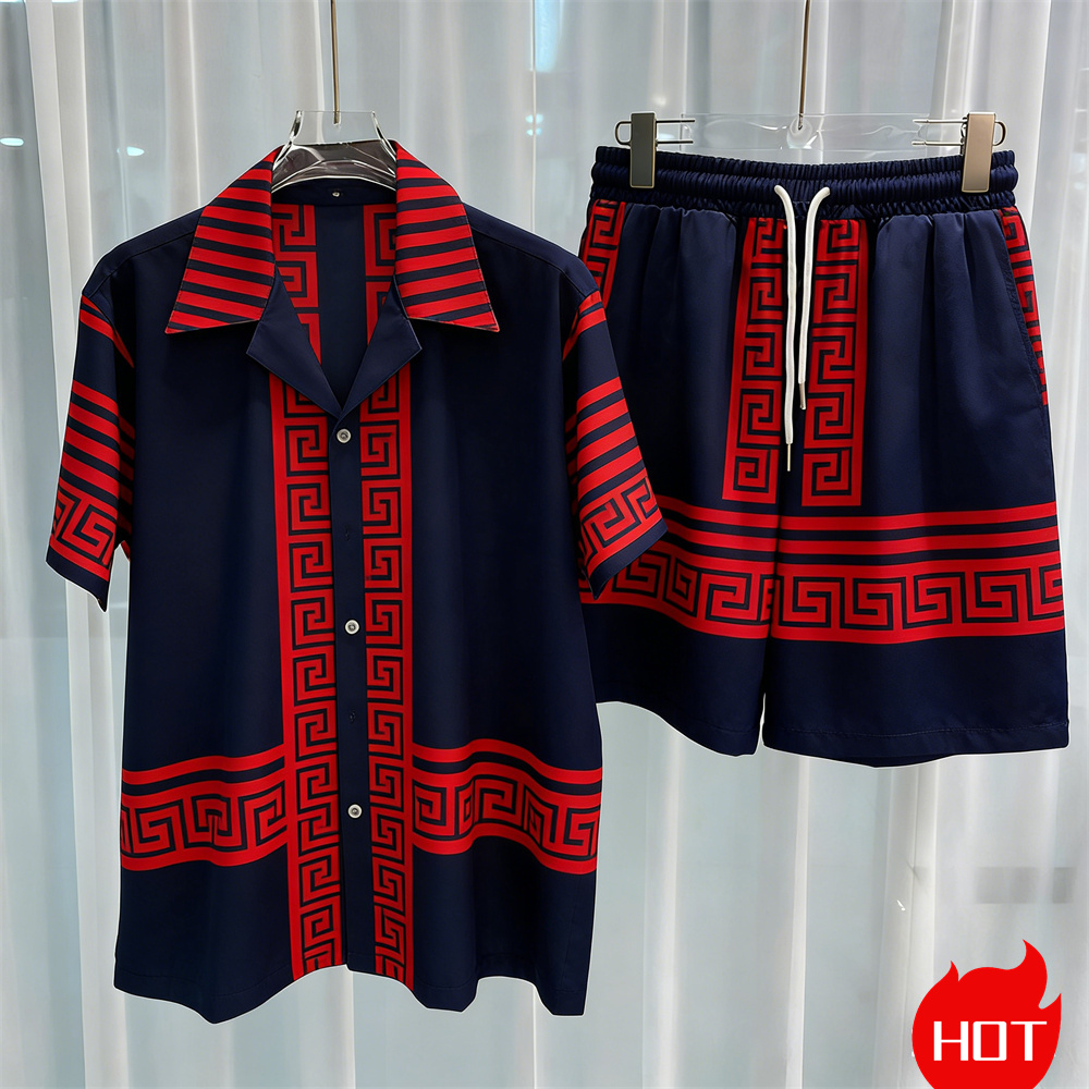 Digital printed men's set fash - Men'S Fashion Videos ulasan dan harga