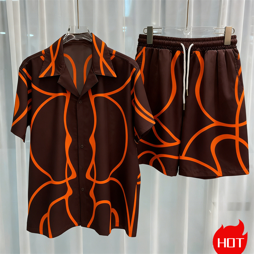 Digital printed men's set fash - Men'S Fashion Videos ulasan dan harga