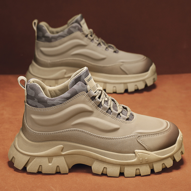 Men's Ankle Boots Fashion Comb - Mens Fashion Combat Boots ulasan dan harga