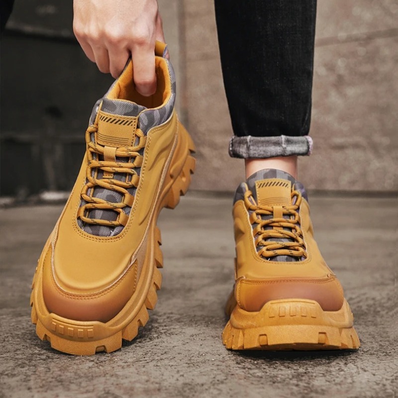 Men's Ankle Boots Fashion Comb - Mens Fashion Combat Boots ulasan dan harga