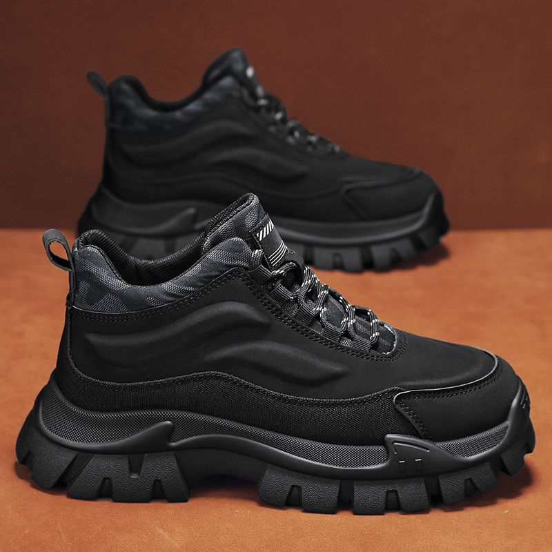 Men's Ankle Boots Fashion Comb - Mens Fashion Combat Boots ulasan dan harga