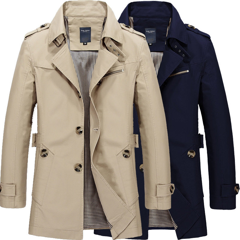 Trench Coats Double Breasted M - Mens Fashion Store ulasan dan harga
