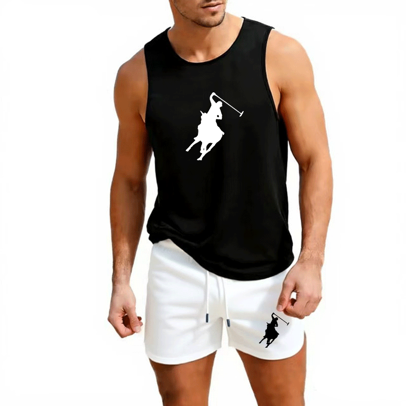 European Men Summer Vest and S - Mens Fashion Casual ulasan dan harga