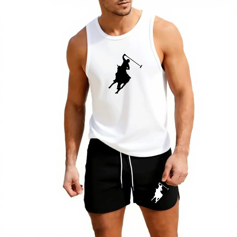 European Men Summer Vest and S - Mens Fashion Casual ulasan dan harga