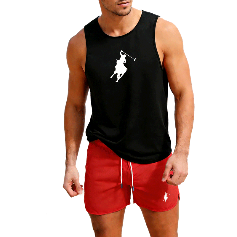 European Men Summer Vest and S - Mens Fashion Casual ulasan dan harga