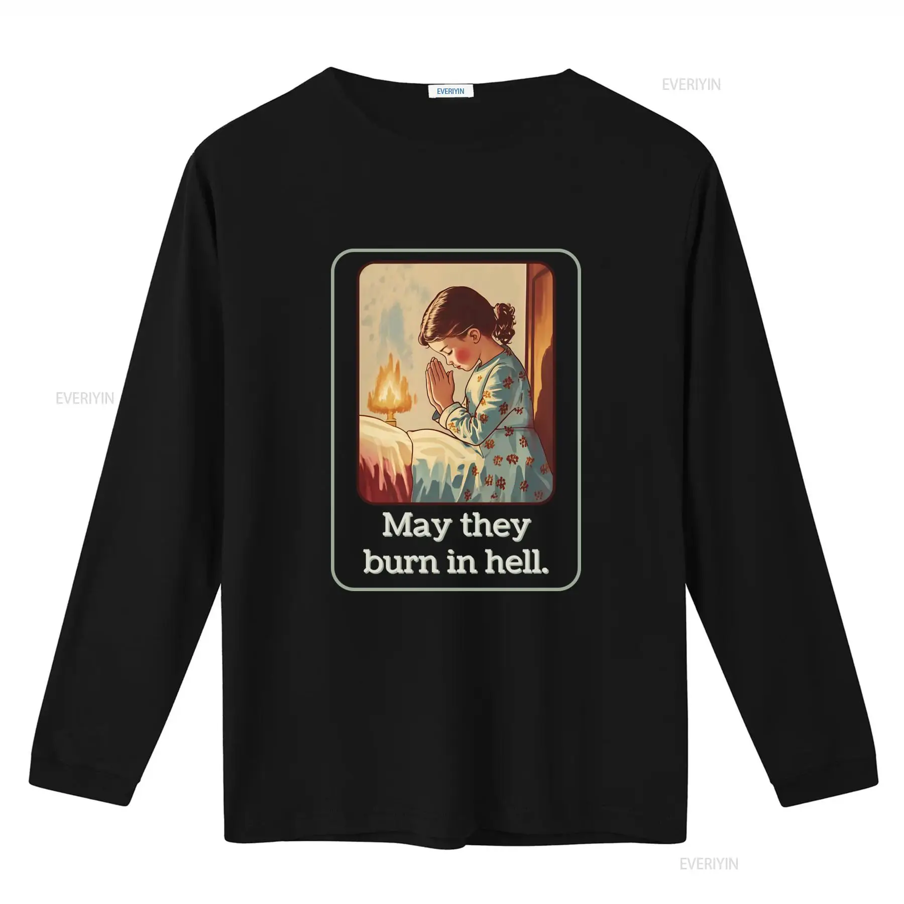May They Burn In Hell T Shirt  - Mens Fashion In The 50S ulasan dan harga