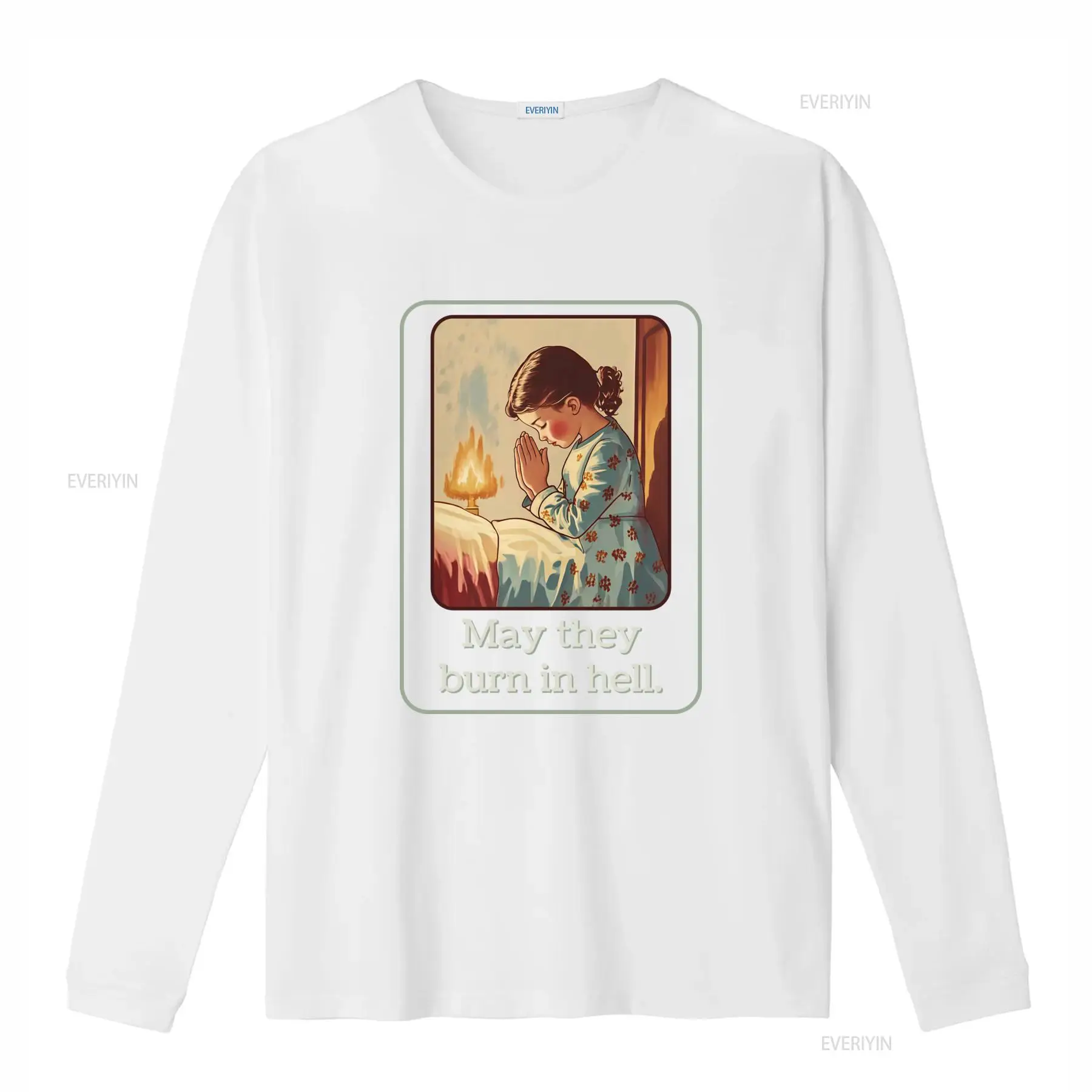 May They Burn In Hell T Shirt  - Mens Fashion In The 50S ulasan dan harga