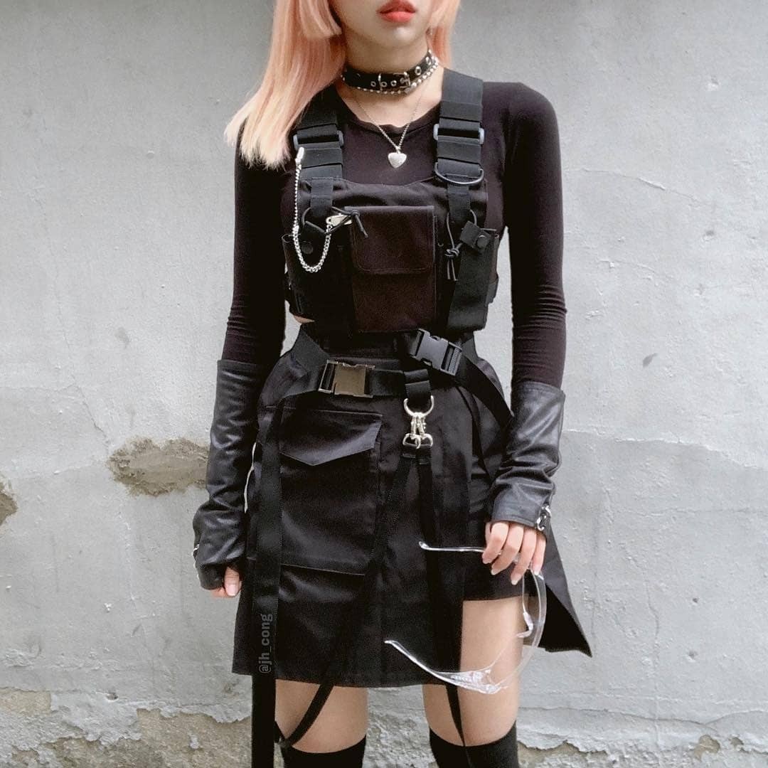 Functional Tactical Chest Bag  - Formal Waistcoat Vest ulasan dan harga
