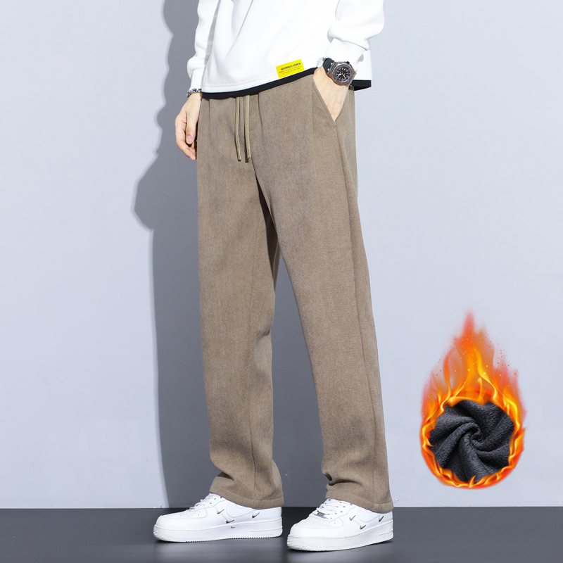 Coffee Khaki Black Gray Loose  - Men'S Fashion Khaki Pants ulasan dan harga