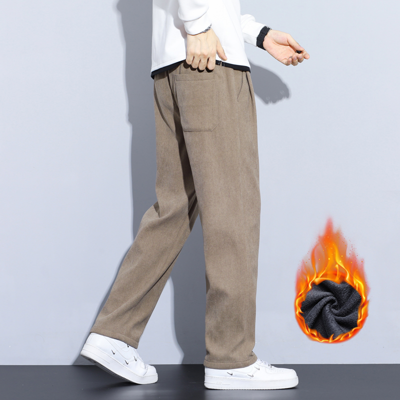 Coffee Khaki Black Gray Loose  - Men'S Fashion Khaki Pants ulasan dan harga