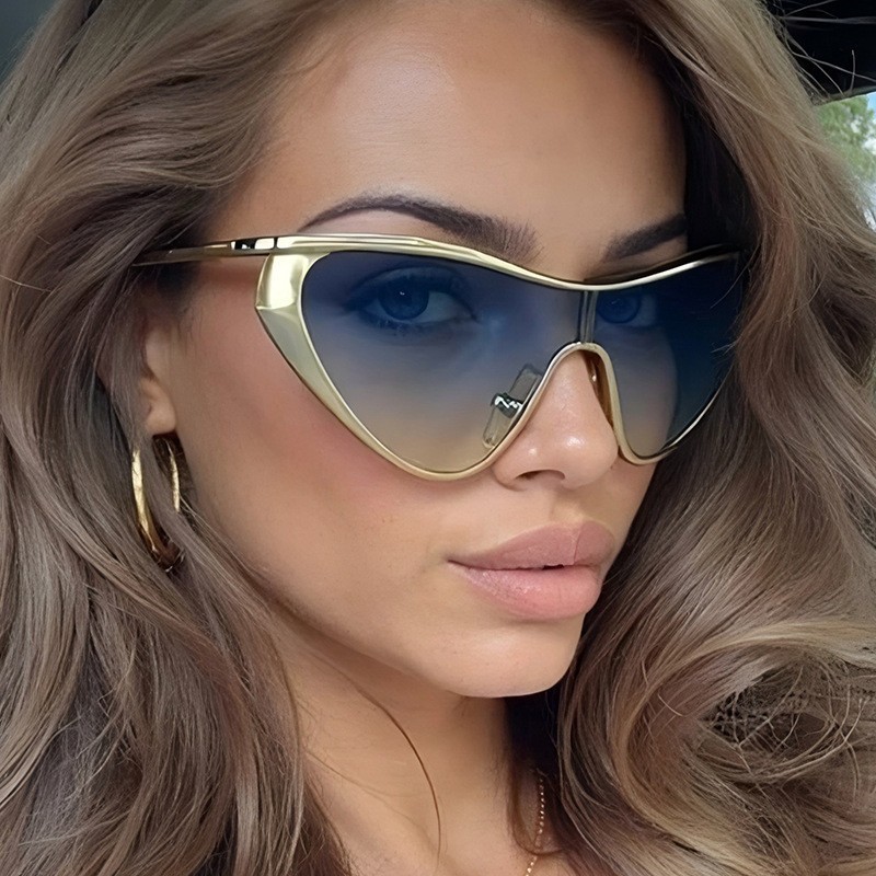 Rimless Y2K Style Sunglasses R - Men'S Fashion Y2K ulasan dan harga