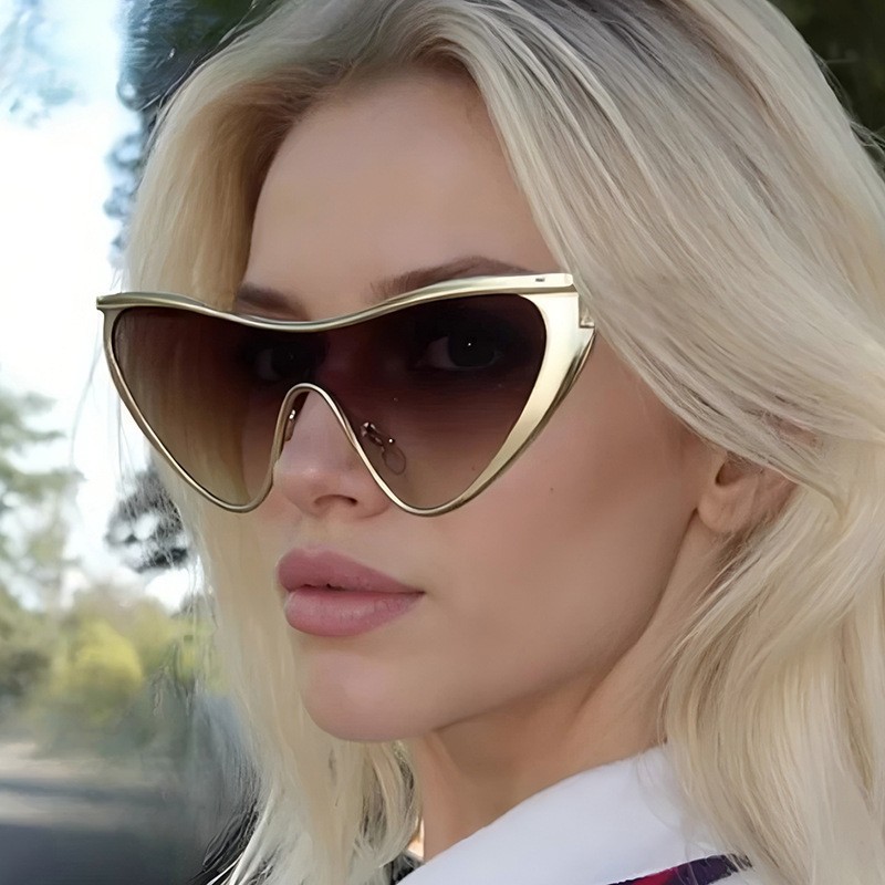 Rimless Y2K Style Sunglasses R - Men'S Fashion Y2K ulasan dan harga