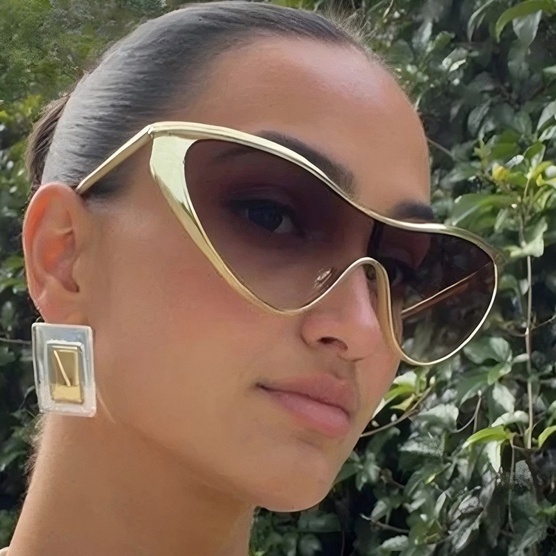 Rimless Y2K Style Sunglasses R - Men'S Fashion Y2K ulasan dan harga