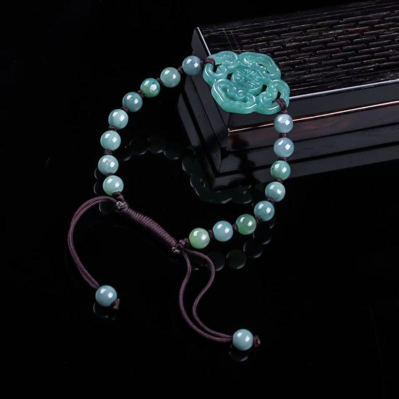 Natural Jadeite A-grade Bracel - Men'S Fashion Jewelry ulasan dan harga