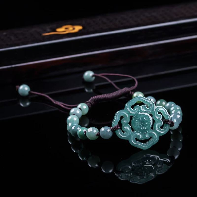 Natural Jadeite A-grade Bracel - Men'S Fashion Jewelry ulasan dan harga