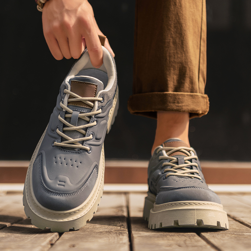 2025 Men's Autumn New Fashion  - Mens Fashion Combat Boots ulasan dan harga