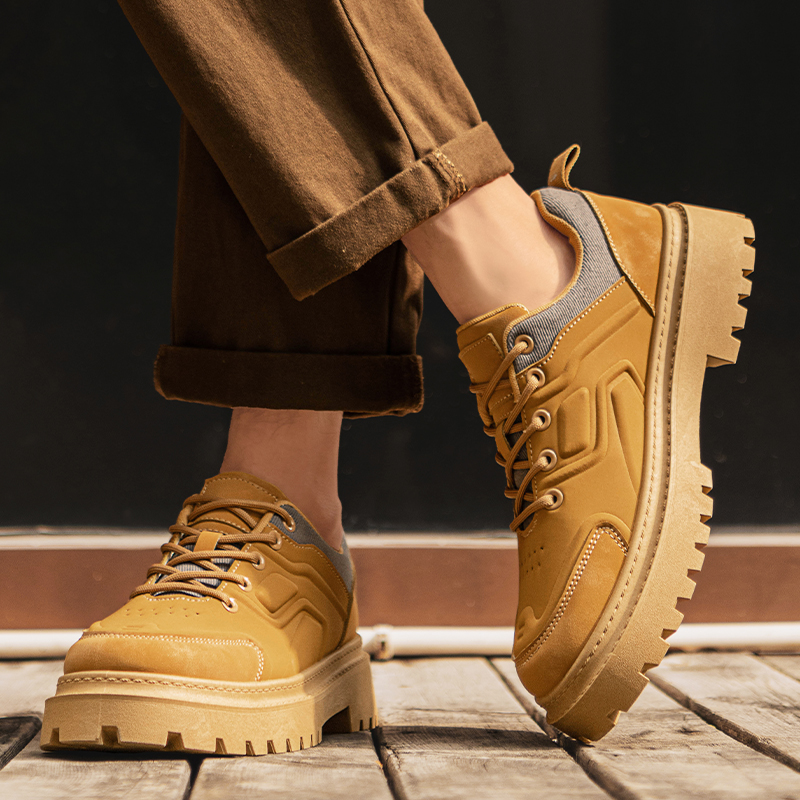 2025 Men's Autumn New Fashion  - Mens Fashion Combat Boots ulasan dan harga