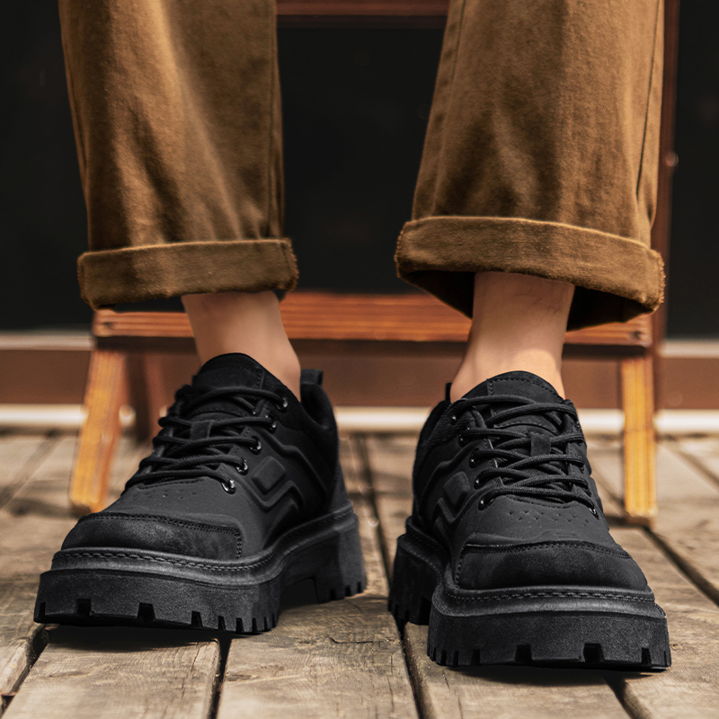 2025 Men's Autumn New Fashion  - Mens Fashion Combat Boots ulasan dan harga
