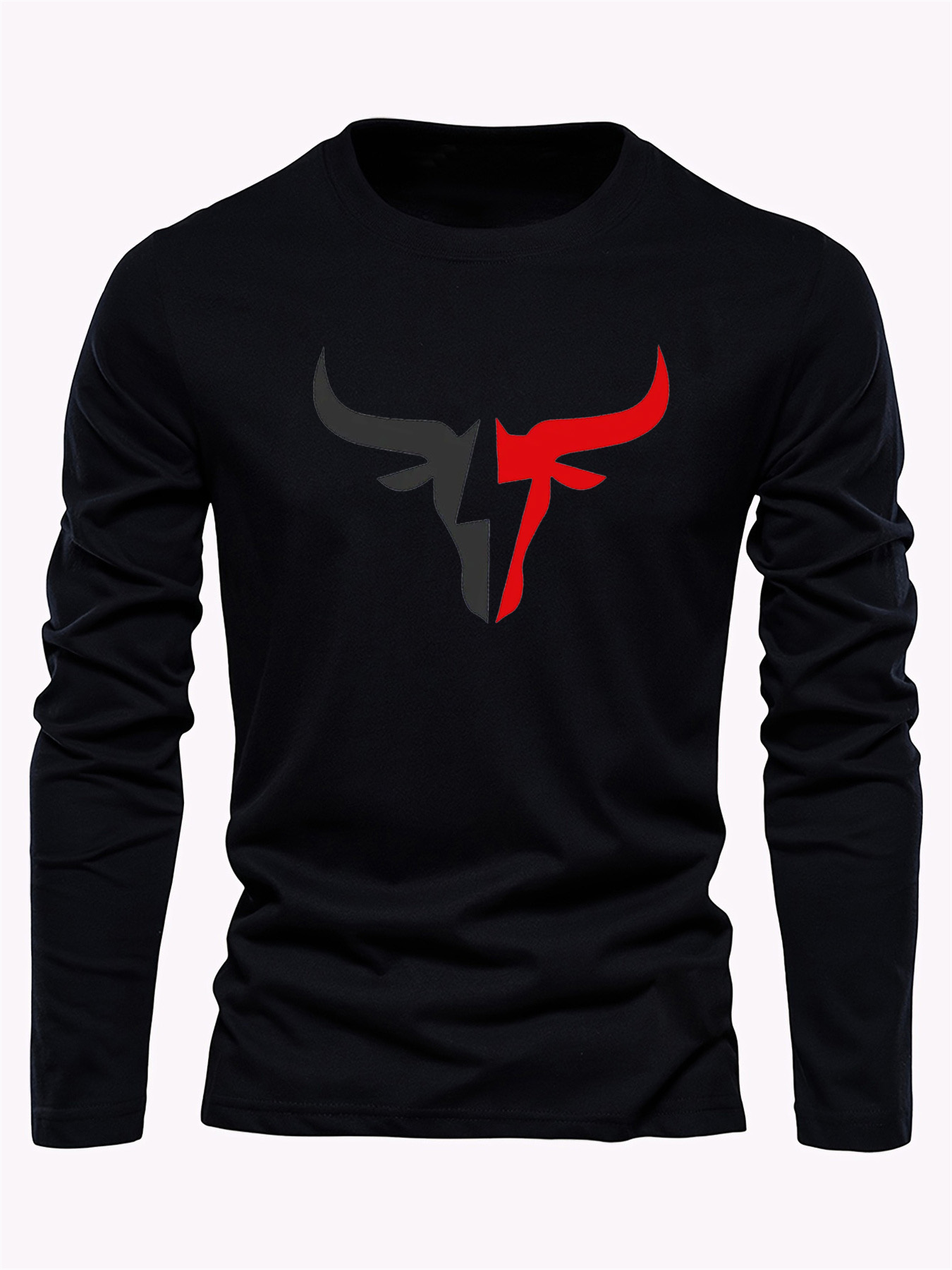 Simple Solid Color Men's Long  - Mens Fashion Casual ulasan dan harga