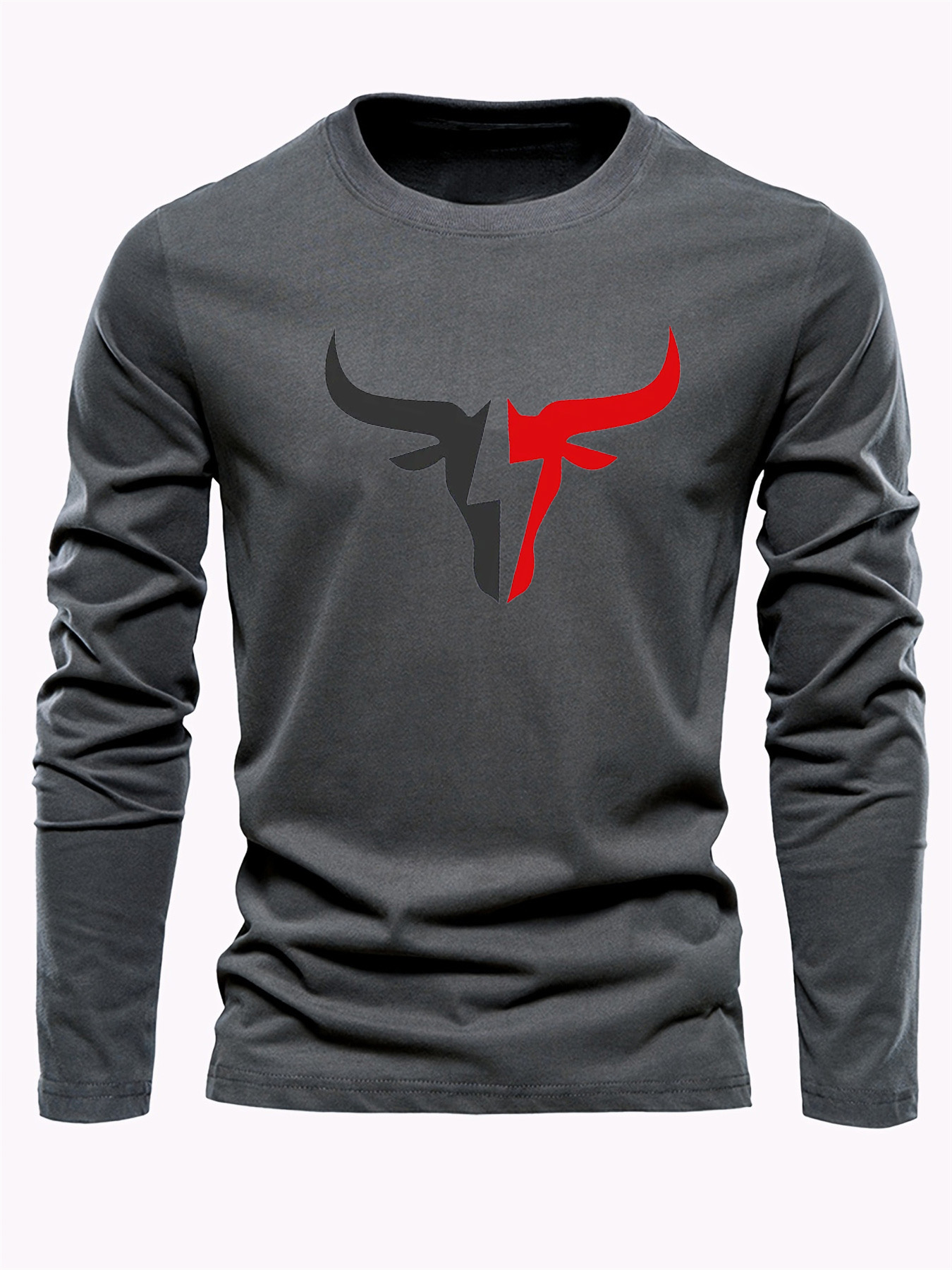 Simple Solid Color Men's Long  - Mens Fashion Casual ulasan dan harga