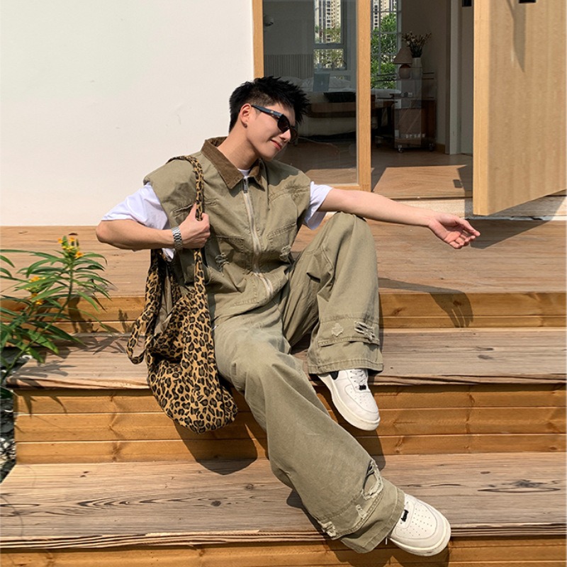 American Fashion Brand Retro D - Mens Fashion Casual ulasan dan harga