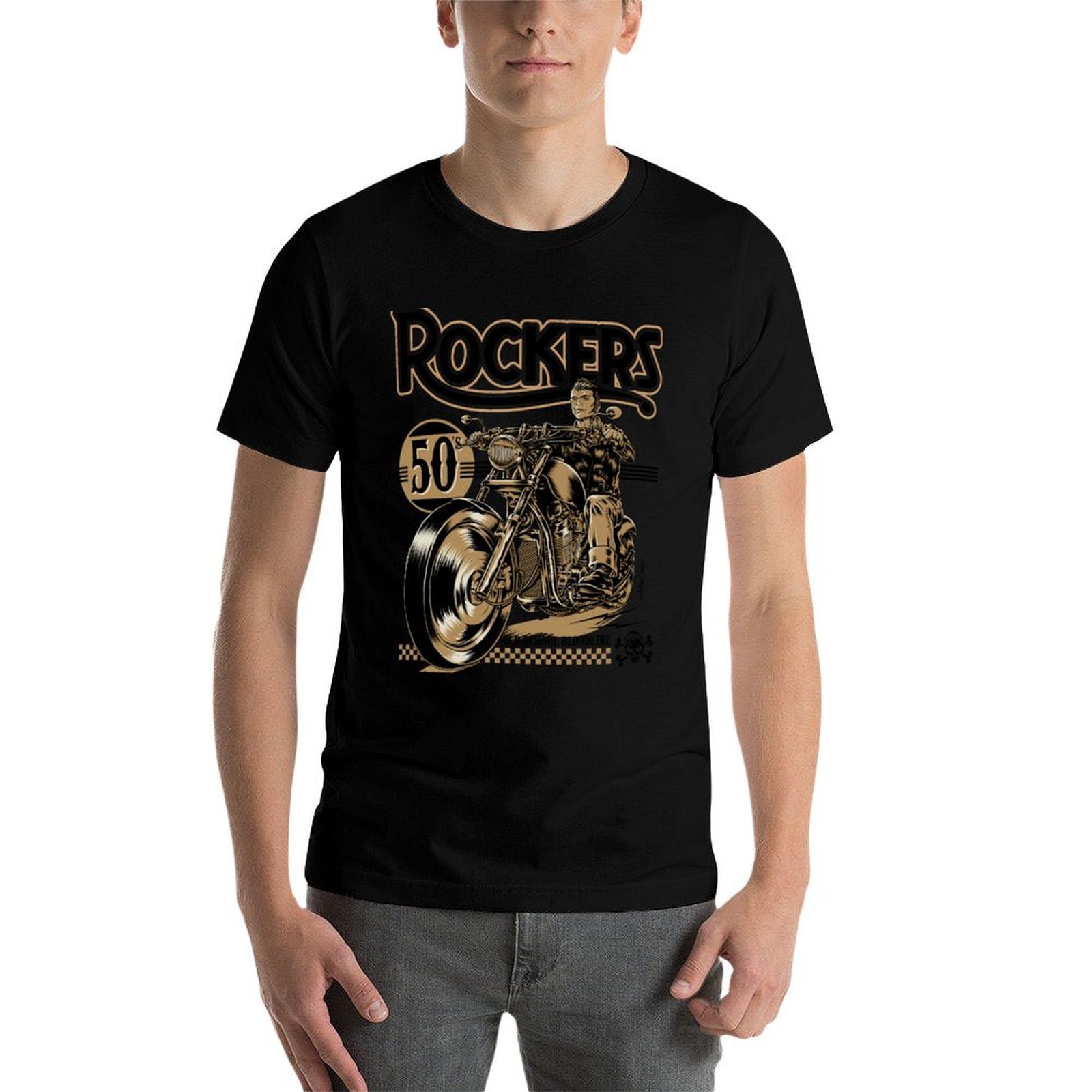 Rockers 50s T-Shirt Fashion Si - Mens Fashion In The 50S ulasan dan harga