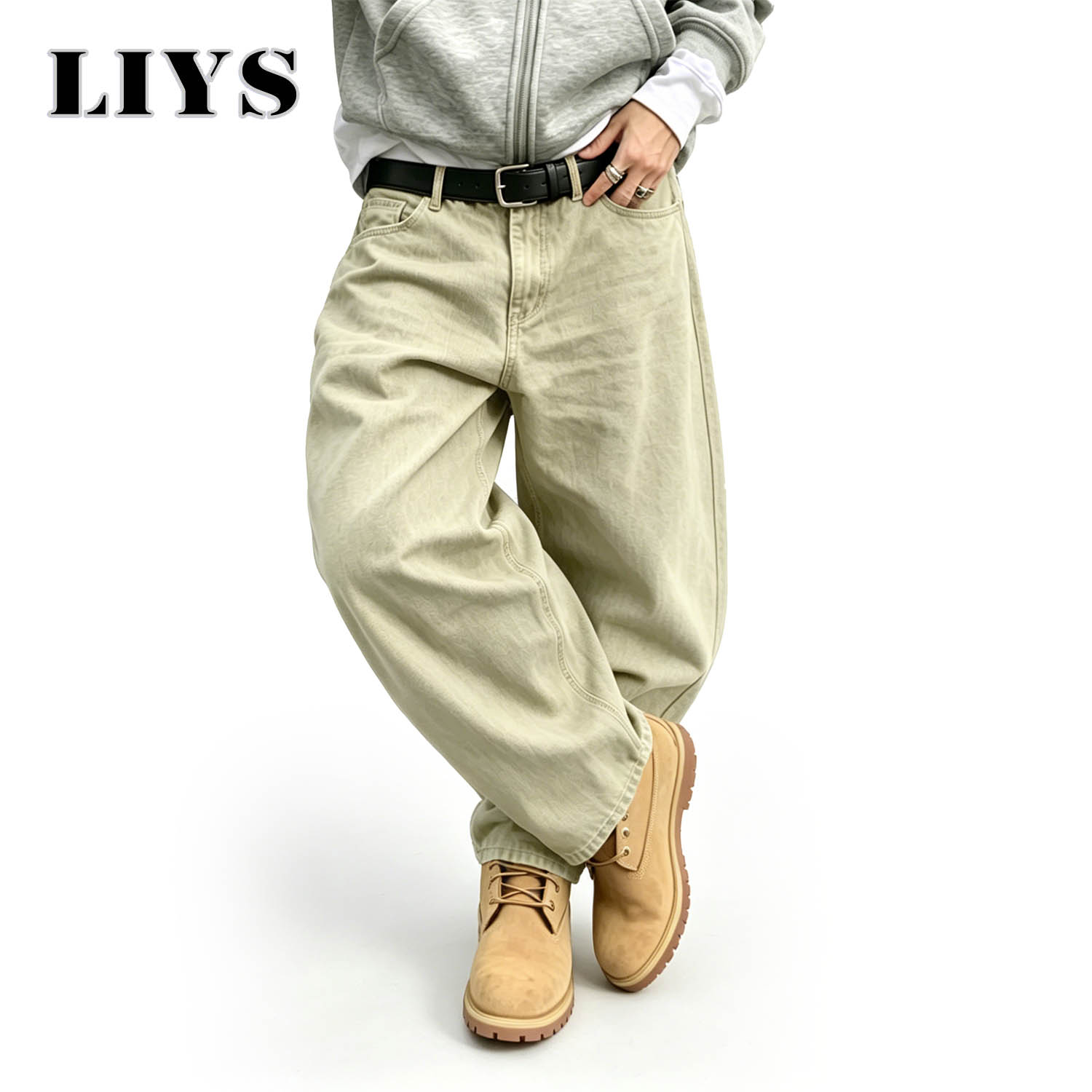 LIYS Men's American Retro Ligh - Men'S Fashion Khaki Pants ulasan dan harga