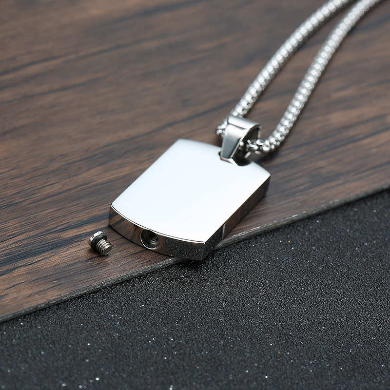 Men Dog Tag Urn Necklace,Stain - Mens Fashion In The 50S ulasan dan harga