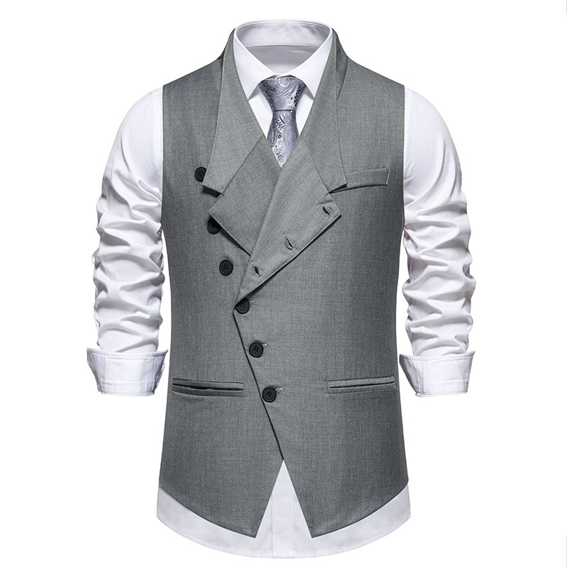 New Men's Suit Vests Fashion S - Formal Waistcoat Vest ulasan dan harga