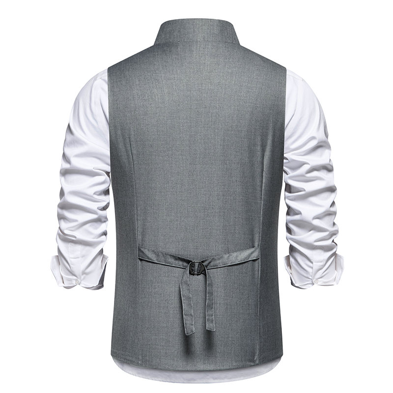 New Men's Suit Vests Fashion S - Formal Waistcoat Vest ulasan dan harga