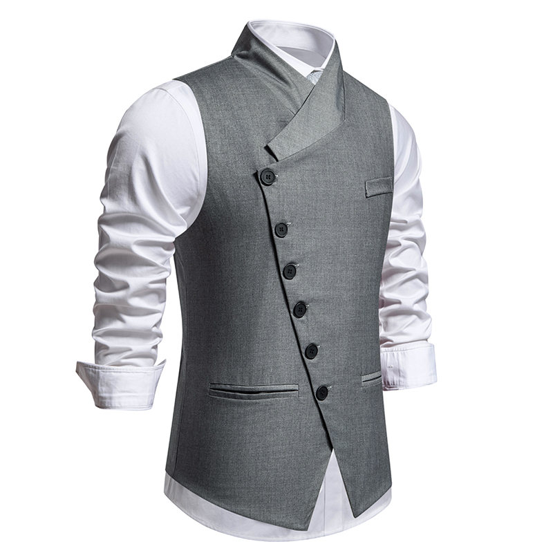 New Men's Suit Vests Fashion S - Formal Waistcoat Vest ulasan dan harga