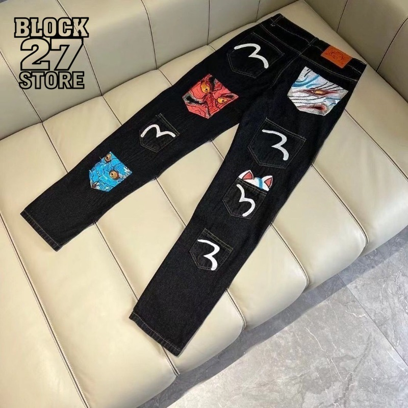 Mens Jeans Harajuku Fortune Go - Men'S Fashion Nova Jeans ulasan dan harga