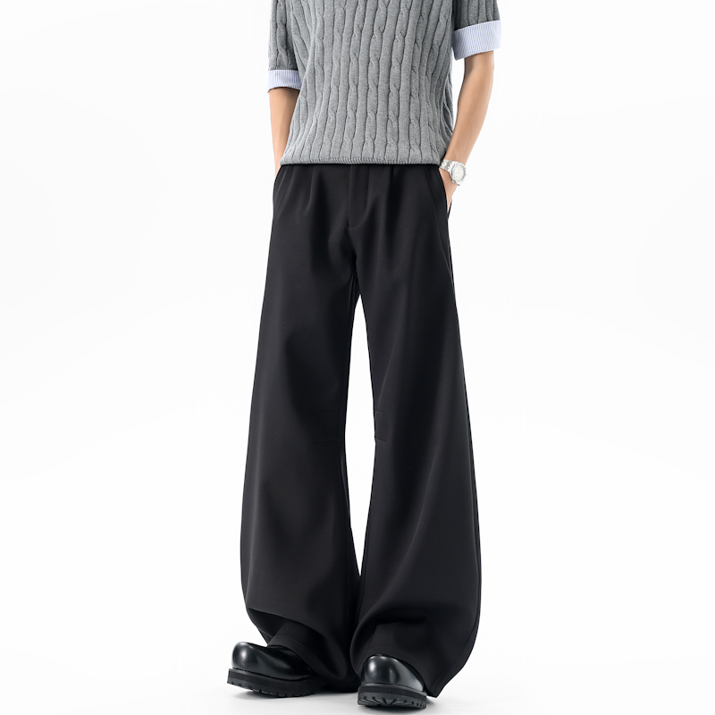Khaki Vintage Pleated Men's Su - Men'S Fashion Khaki Pants ulasan dan harga