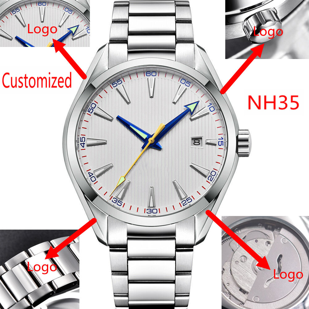 Custom Logo 41mm Men Miyota/NH - Mens Fashion Bracelet ulasan dan harga