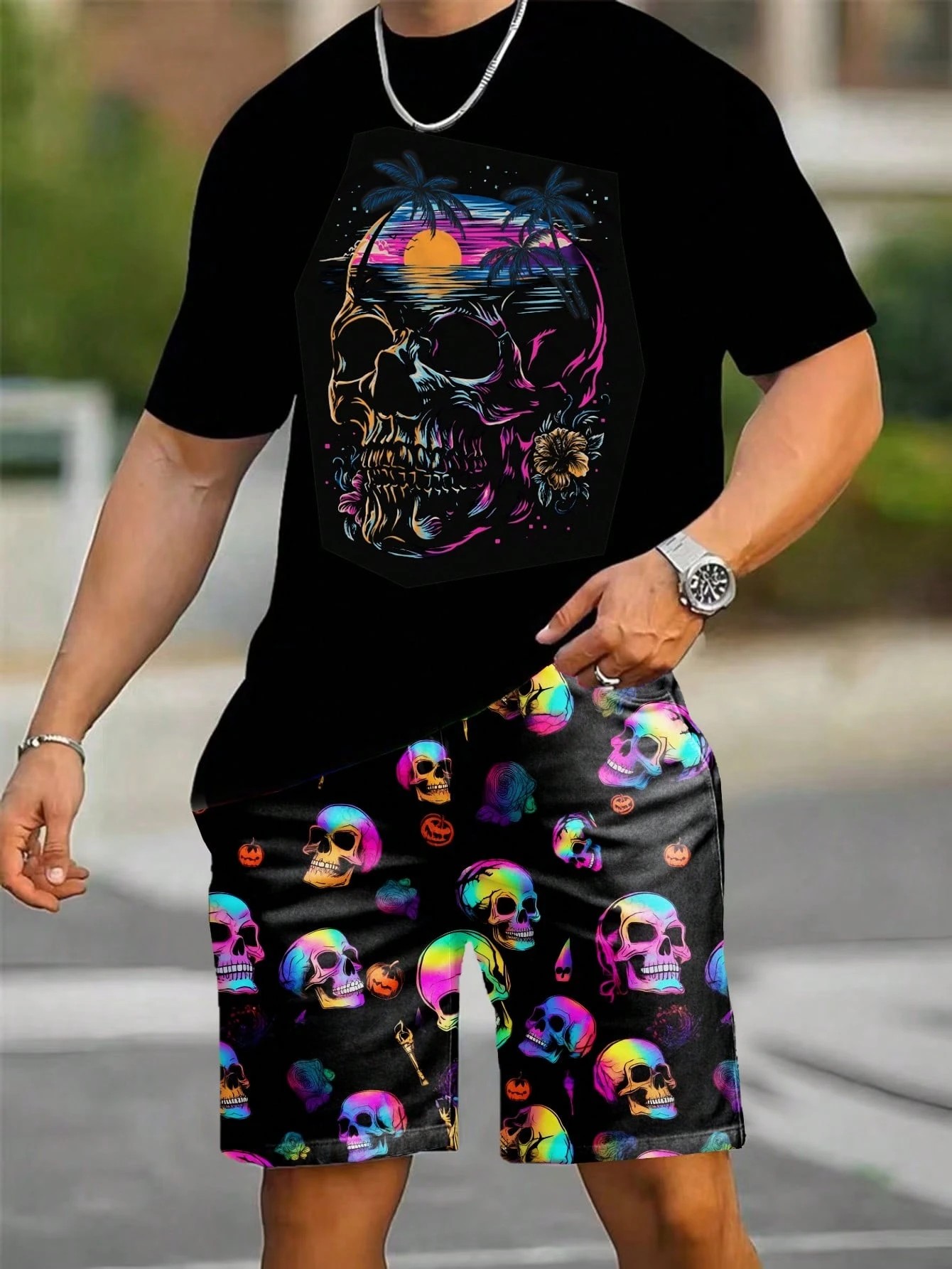 2026 Summer New Men's Short-Sl - Men'S Fashion Videos ulasan dan harga