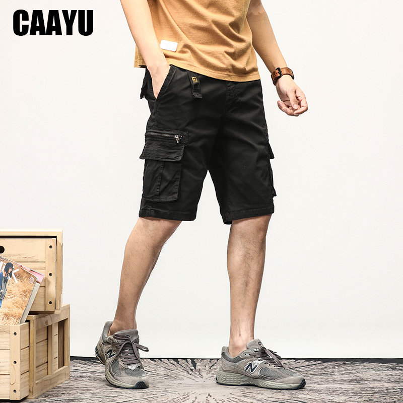CAAYU Summer Mens Cargo Tactic - Men'S Fashion Khaki Pants ulasan dan harga