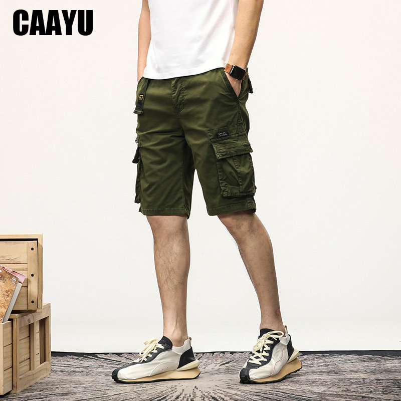 CAAYU Summer Mens Cargo Tactic - Men'S Fashion Khaki Pants ulasan dan harga