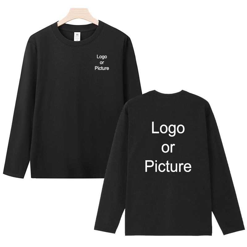 Customized Cotton Long Sleeve  - Mens Fashion Casual ulasan dan harga