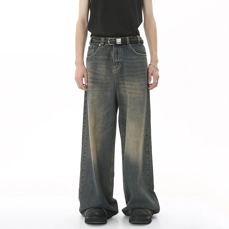New Men's Baggy Straight Leg W - Men'S Fashion Nova Jeans ulasan dan harga