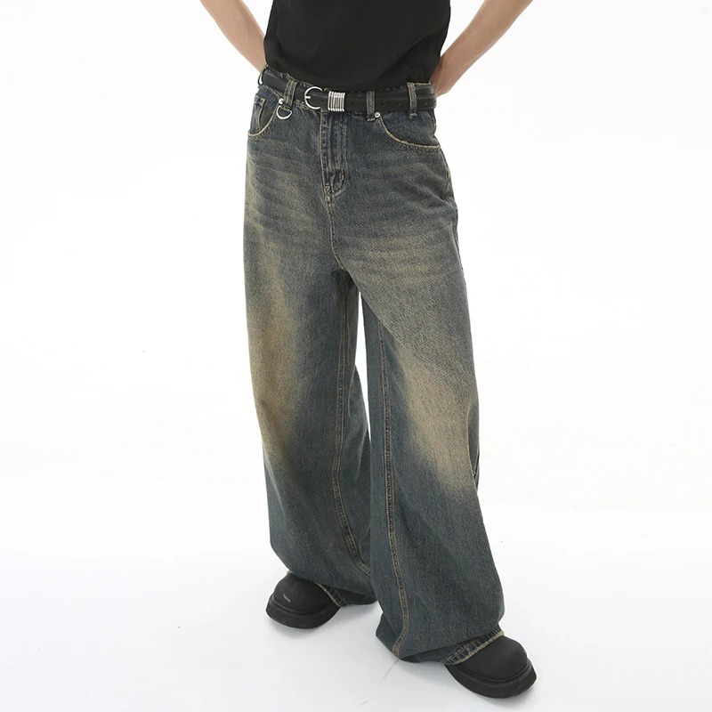 New Men's Baggy Straight Leg W - Men'S Fashion Nova Jeans ulasan dan harga