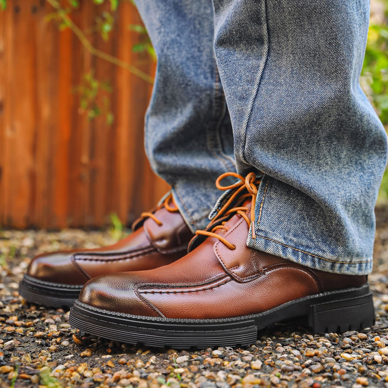 Luxury Designer Men Shoes Retr - Mens Fashion Combat Boots ulasan dan harga